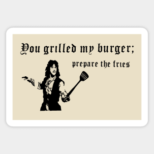 Inigo Montoya Burger Sticker